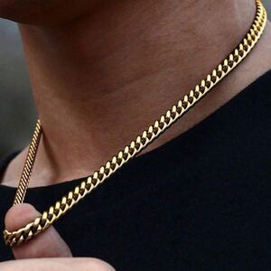 3for$20  Chain Men's Chain Necklace Daily Gift, gold color of silver color